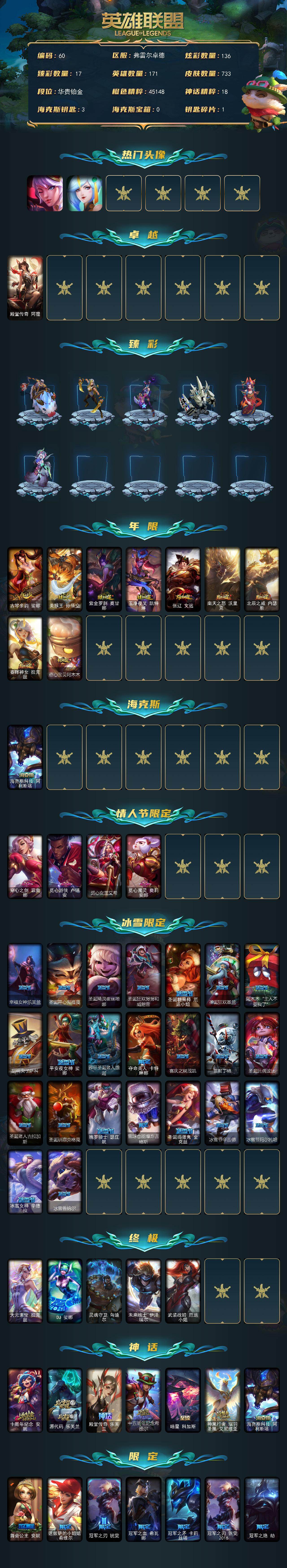 LOLCMW49558英雄联盟账号详情图2