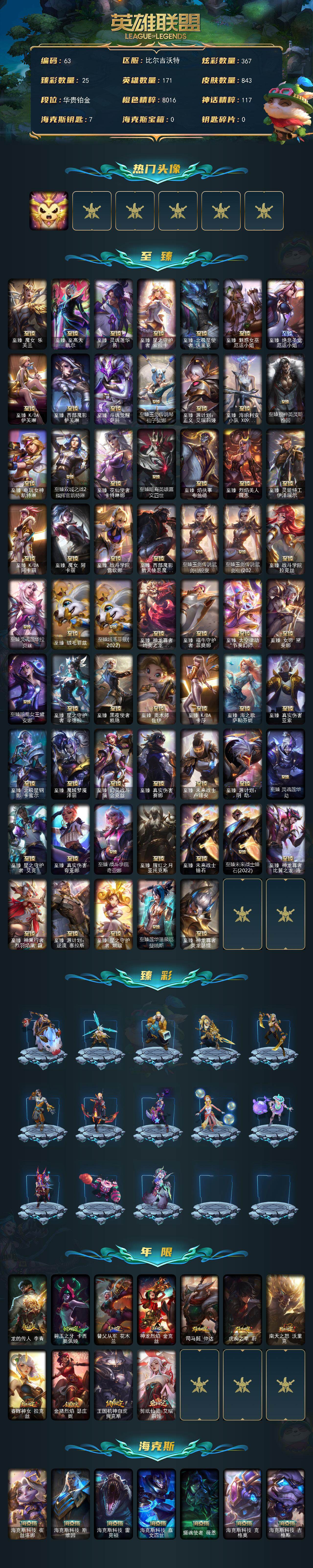 LOLCMW49570英雄联盟账号详情图2