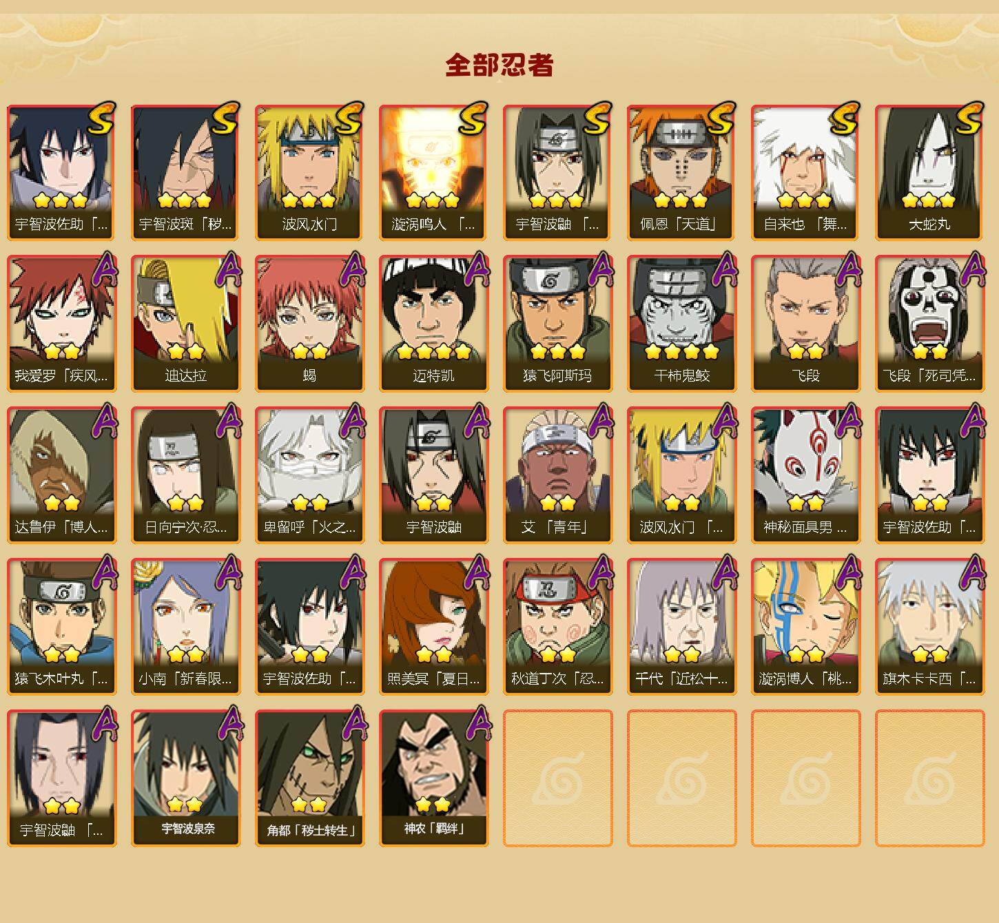 HYQM41417火影忍者账号详情图3 HYQM41417火影忍者账号详情图3