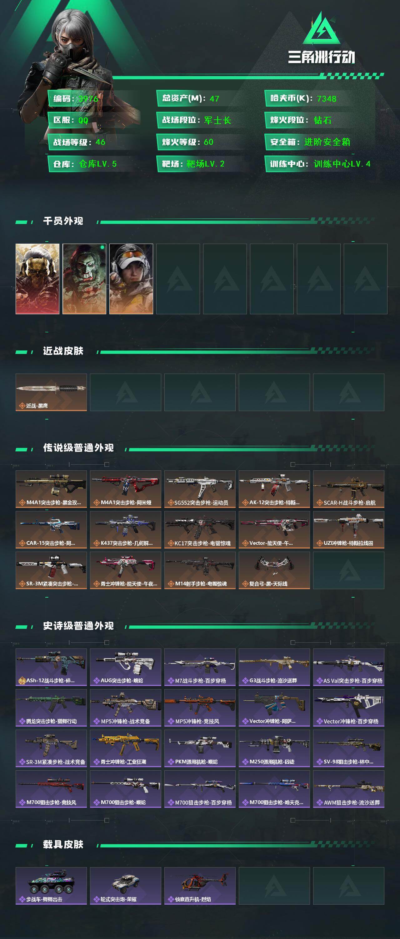 SJZCMW44033三角洲行动账号详情图2