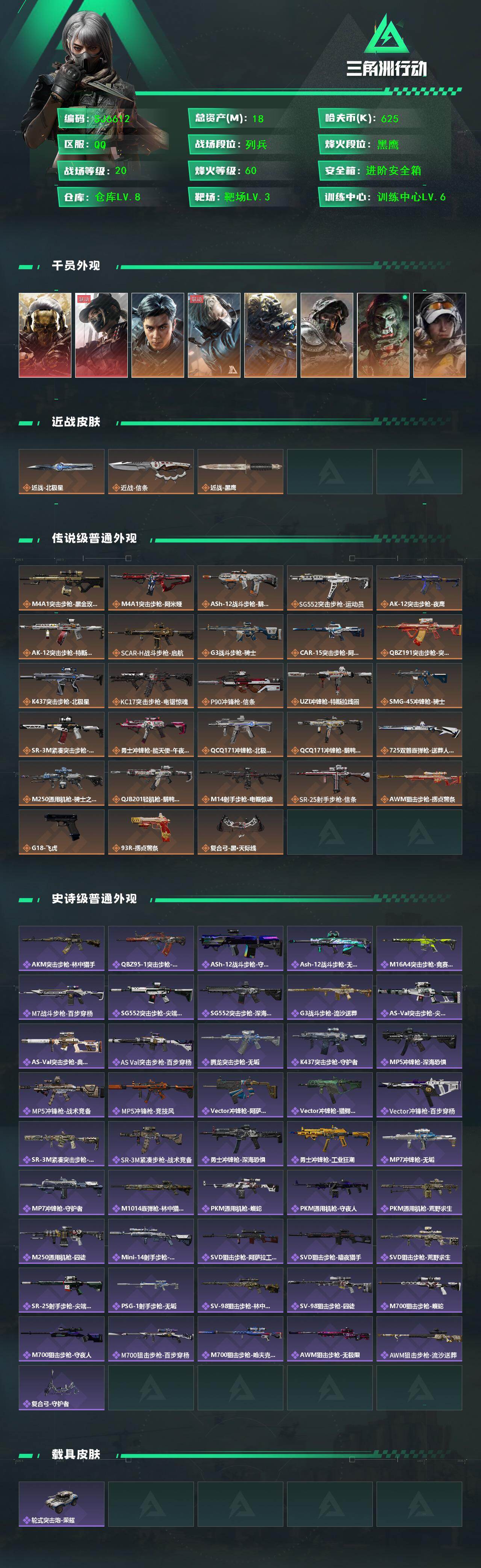 SJZEY44075三角洲行动账号详情图2