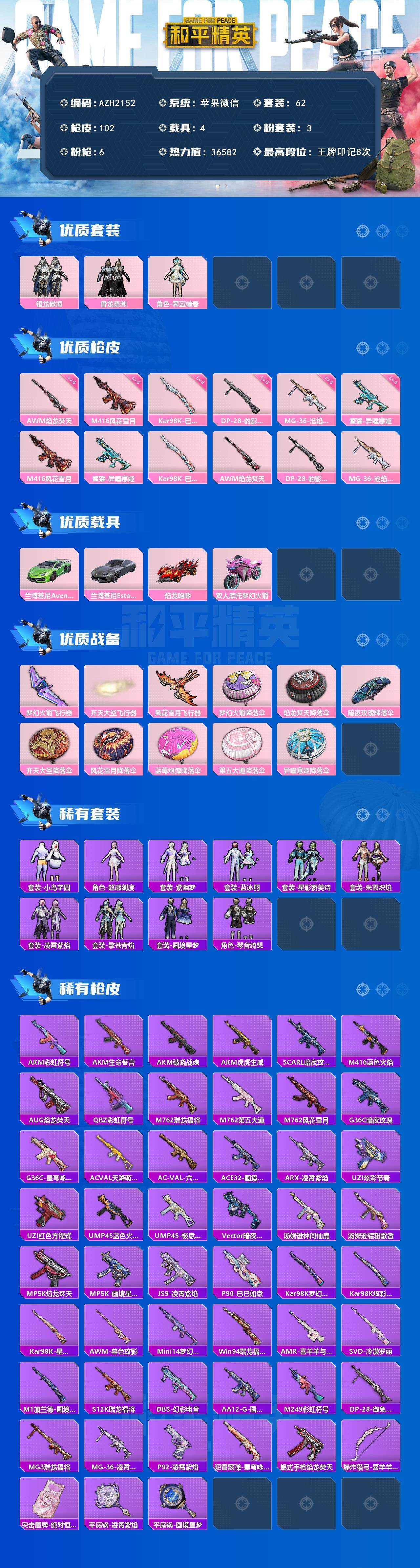 HPQM413461和平精英账号详情图3