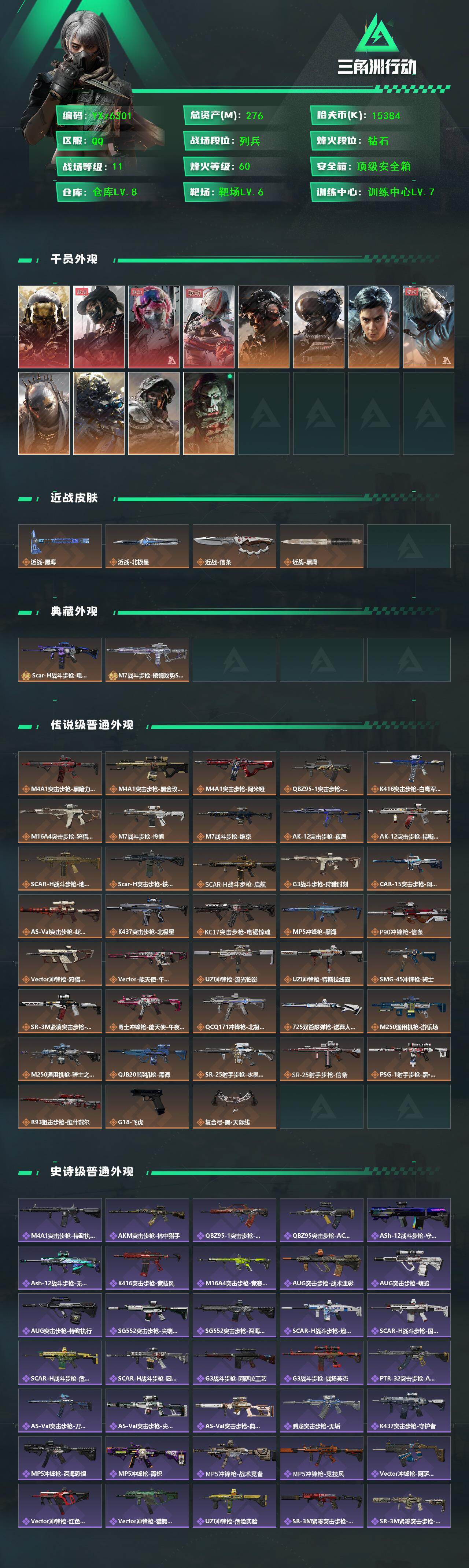 SJZCMW430973三角洲行动账号详情图2