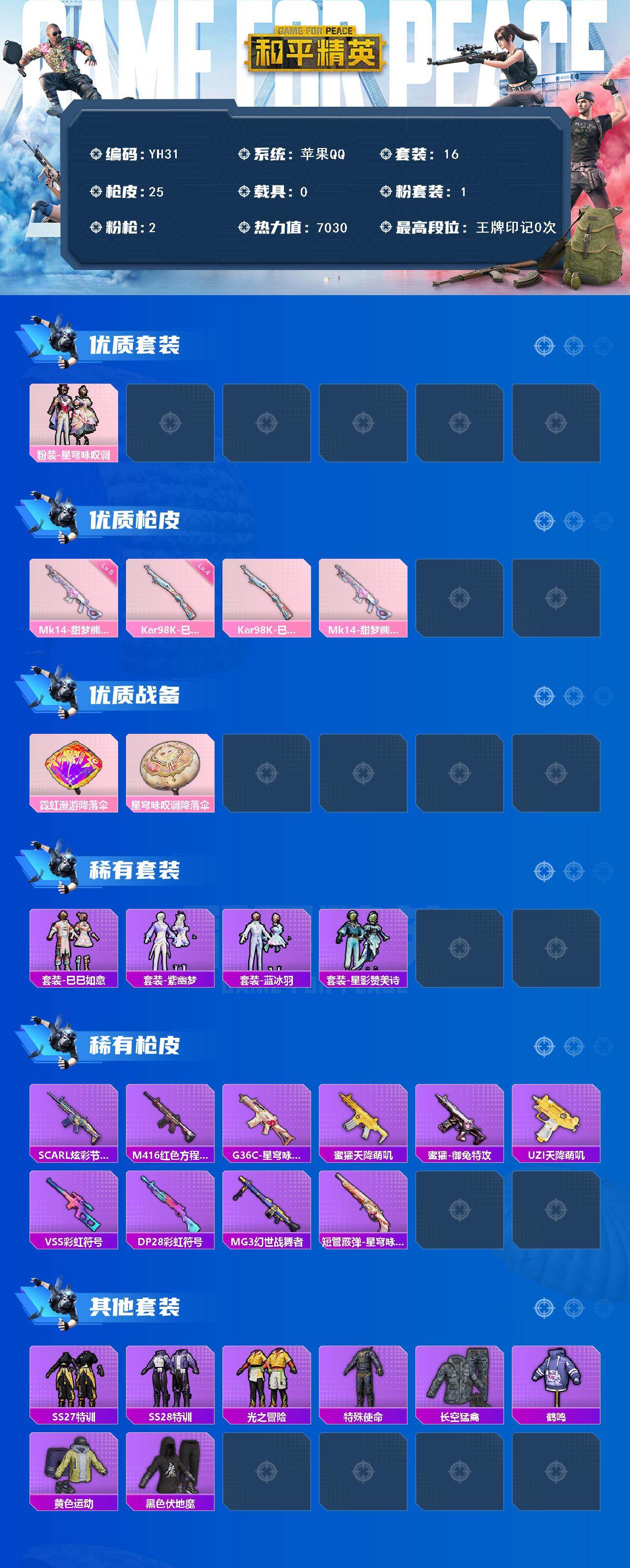 HPCMW450251和平精英账号详情图2