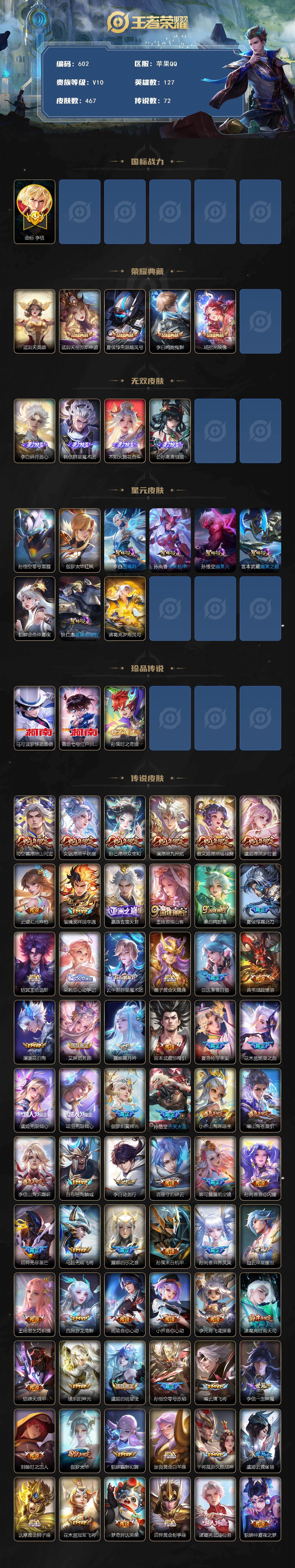 WZCMW496238王者荣耀账号详情图2