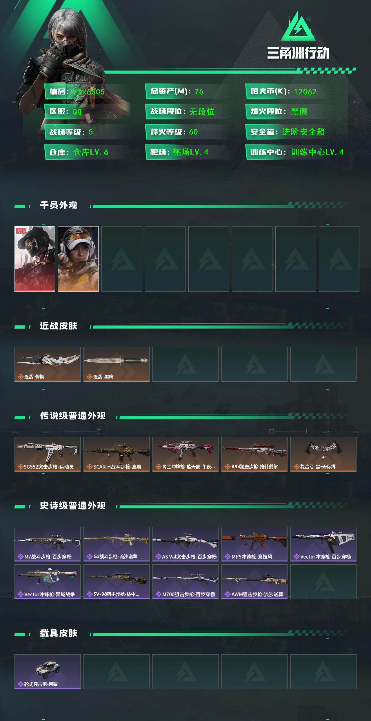 SJZCMW47536三角洲行动账号详情图2