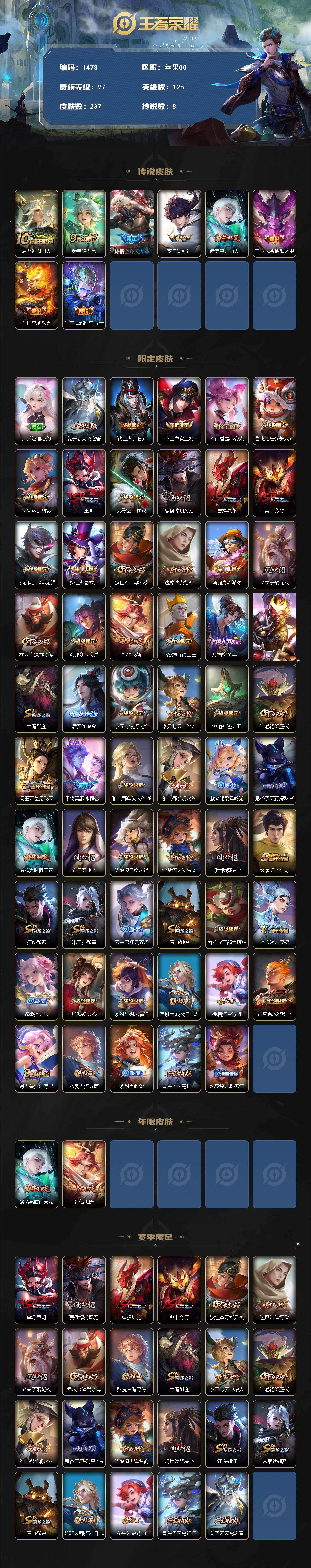 WZCMW4192299王者荣耀账号详情图2