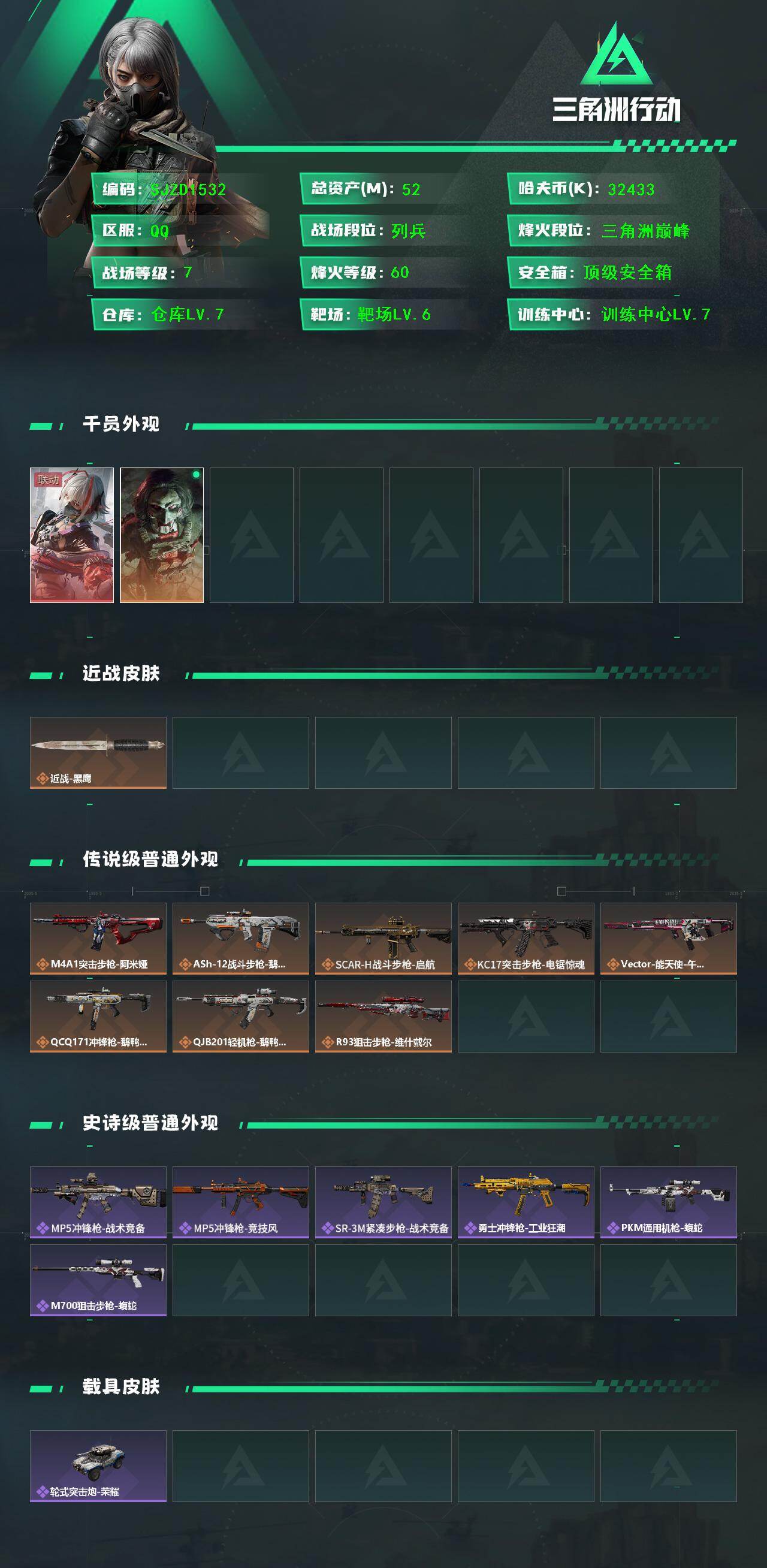 SJZEY44282三角洲行动账号详情图2