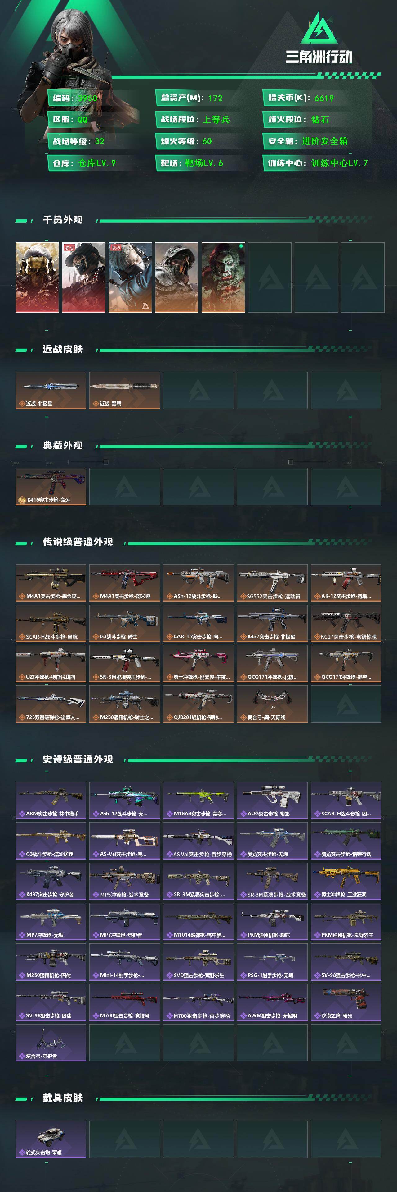 SJZCMW44272三角洲行动账号详情图2