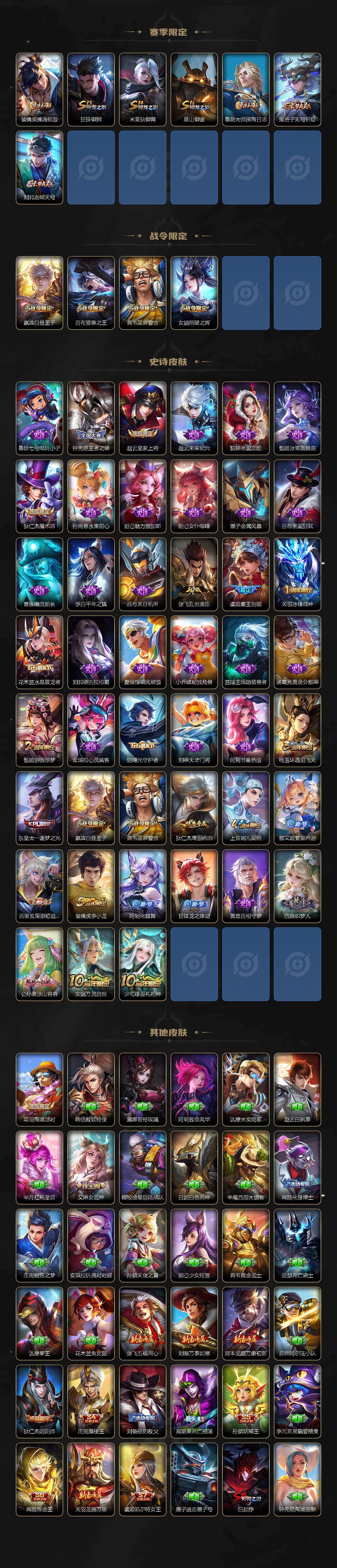 WZJZ442700王者荣耀账号详情图3