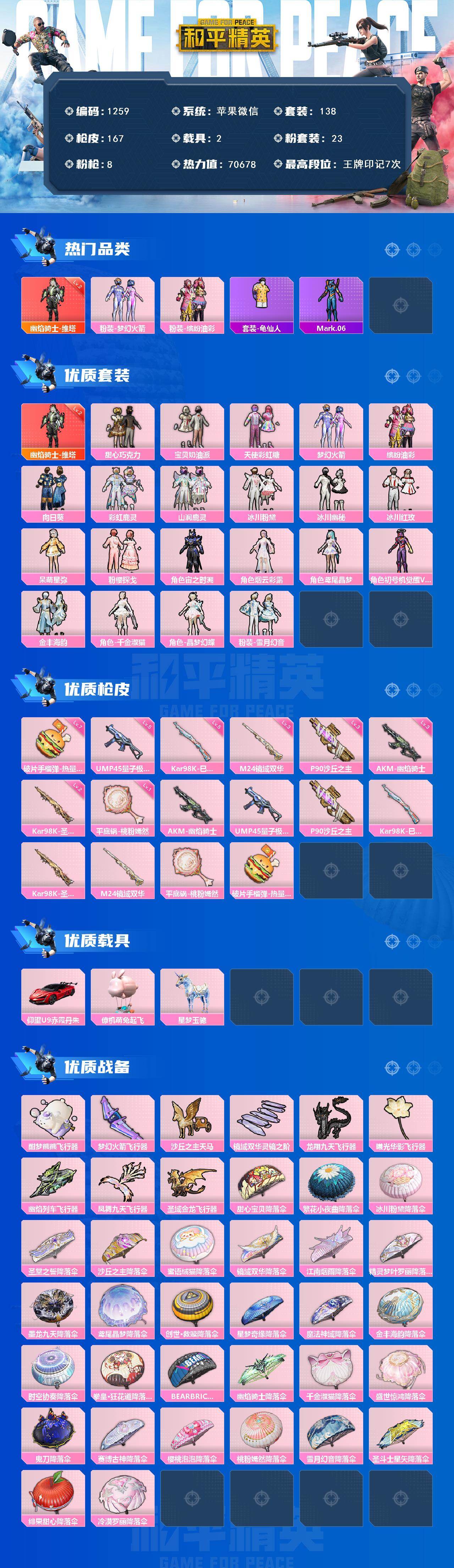 HPQM413590和平精英账号详情图3 HPQM413590和平精英账号详情图3