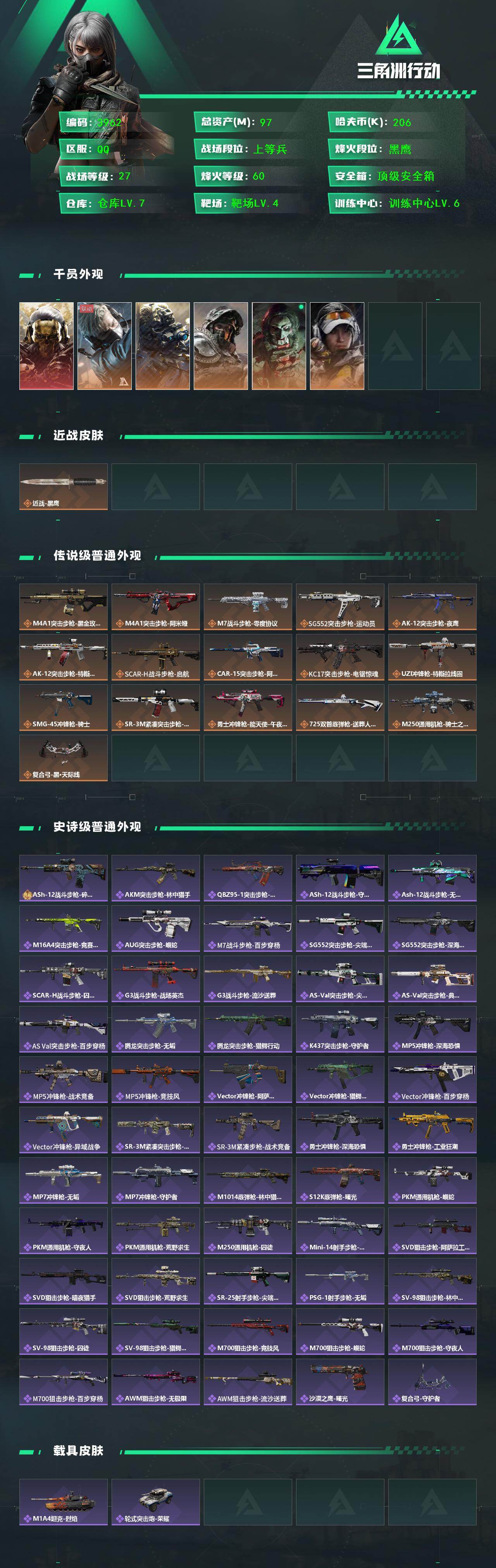 SJZCMW44218三角洲行动账号详情图2