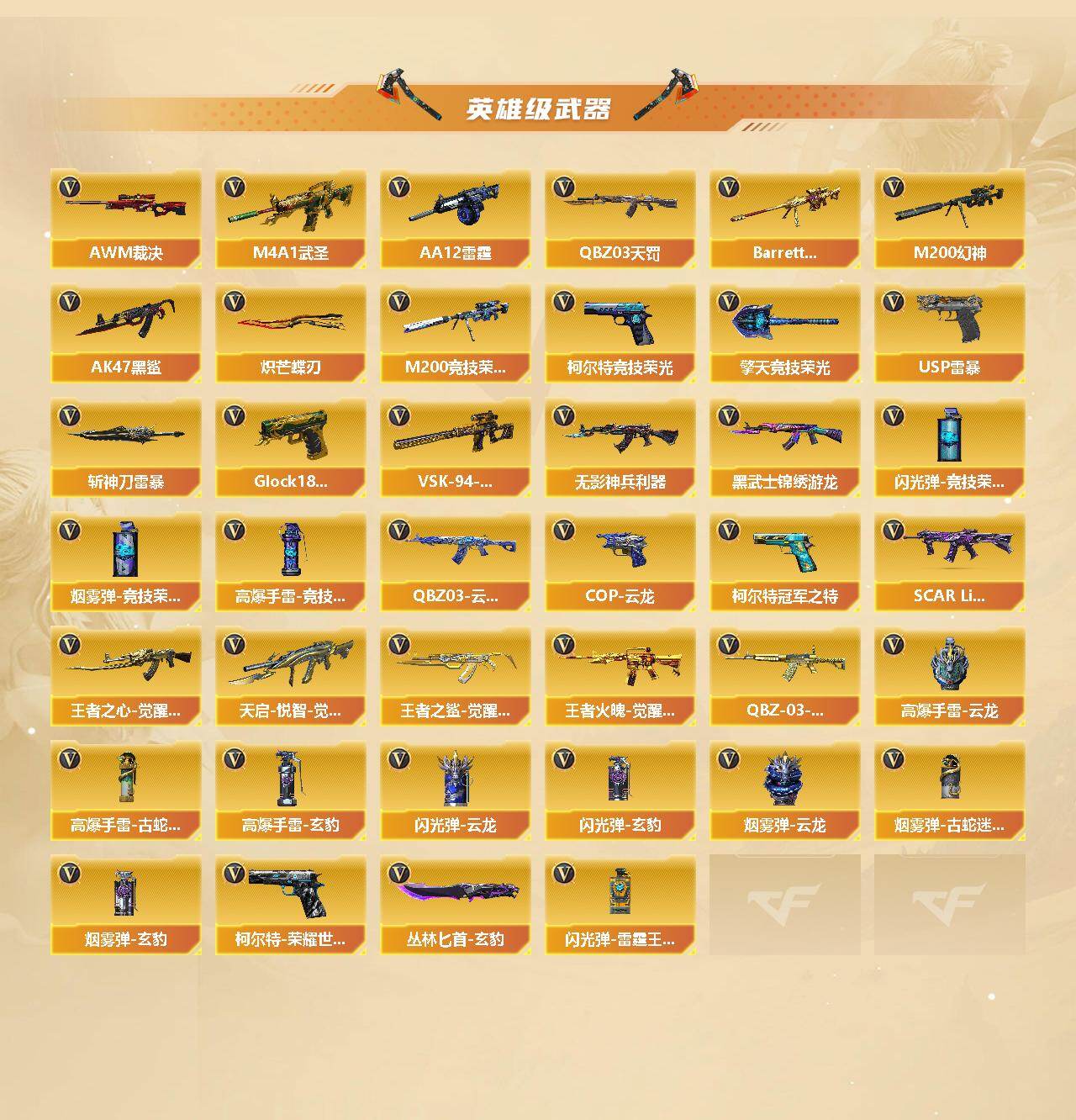 CFCMW422257穿越火线账号详情图4