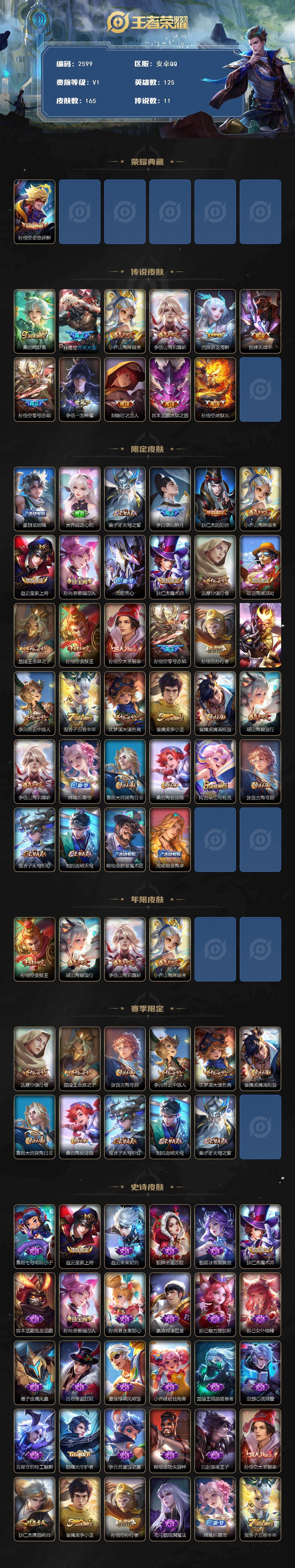 WZCMW421451王者荣耀账号详情图2