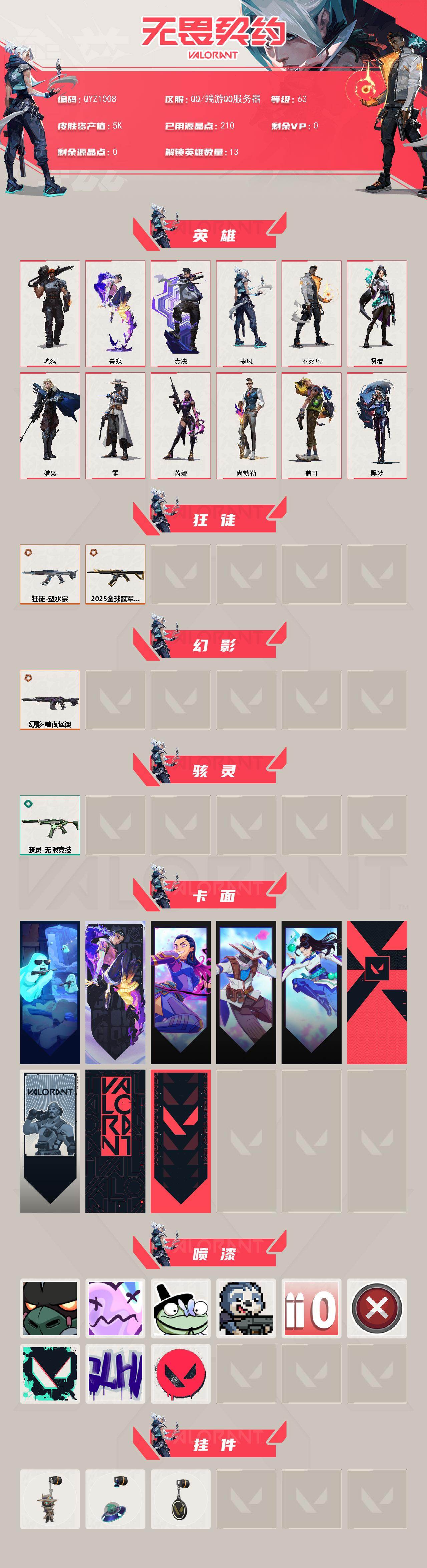 WWQQM41964无畏契约账号详情图3