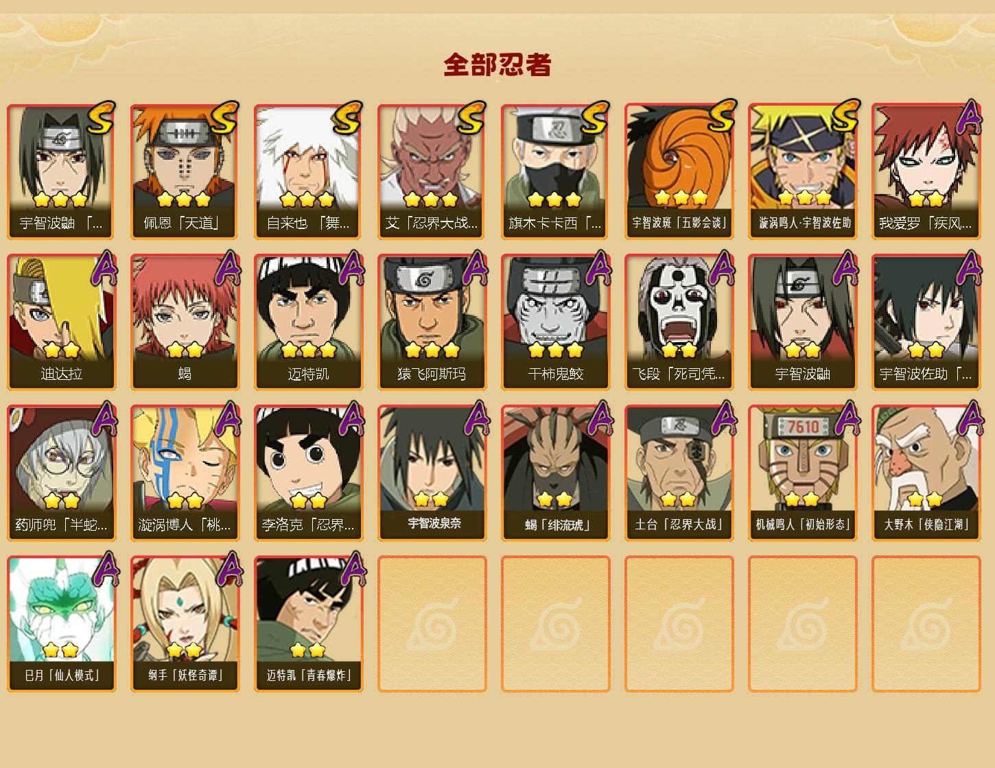 HYEY41316火影忍者账号详情图2