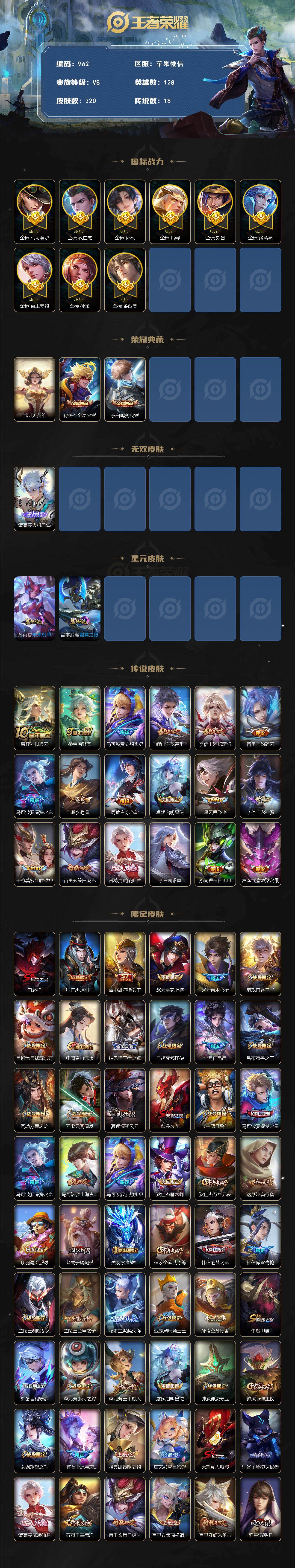 WZKG457396王者荣耀账号详情图2