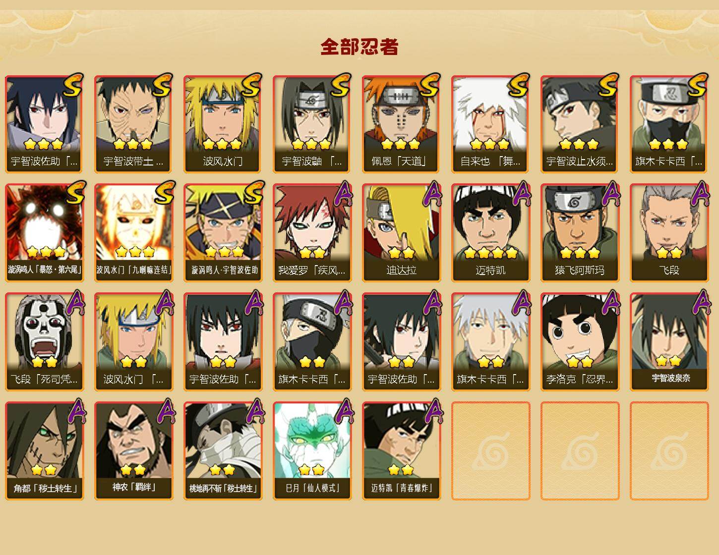 HYLFY41291火影忍者账号详情图2