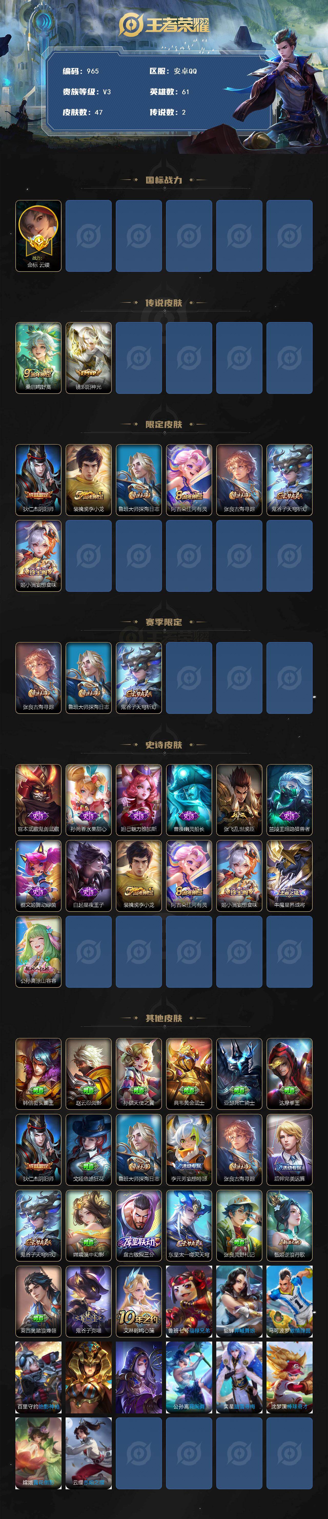 WZKG448843王者荣耀账号详情图2