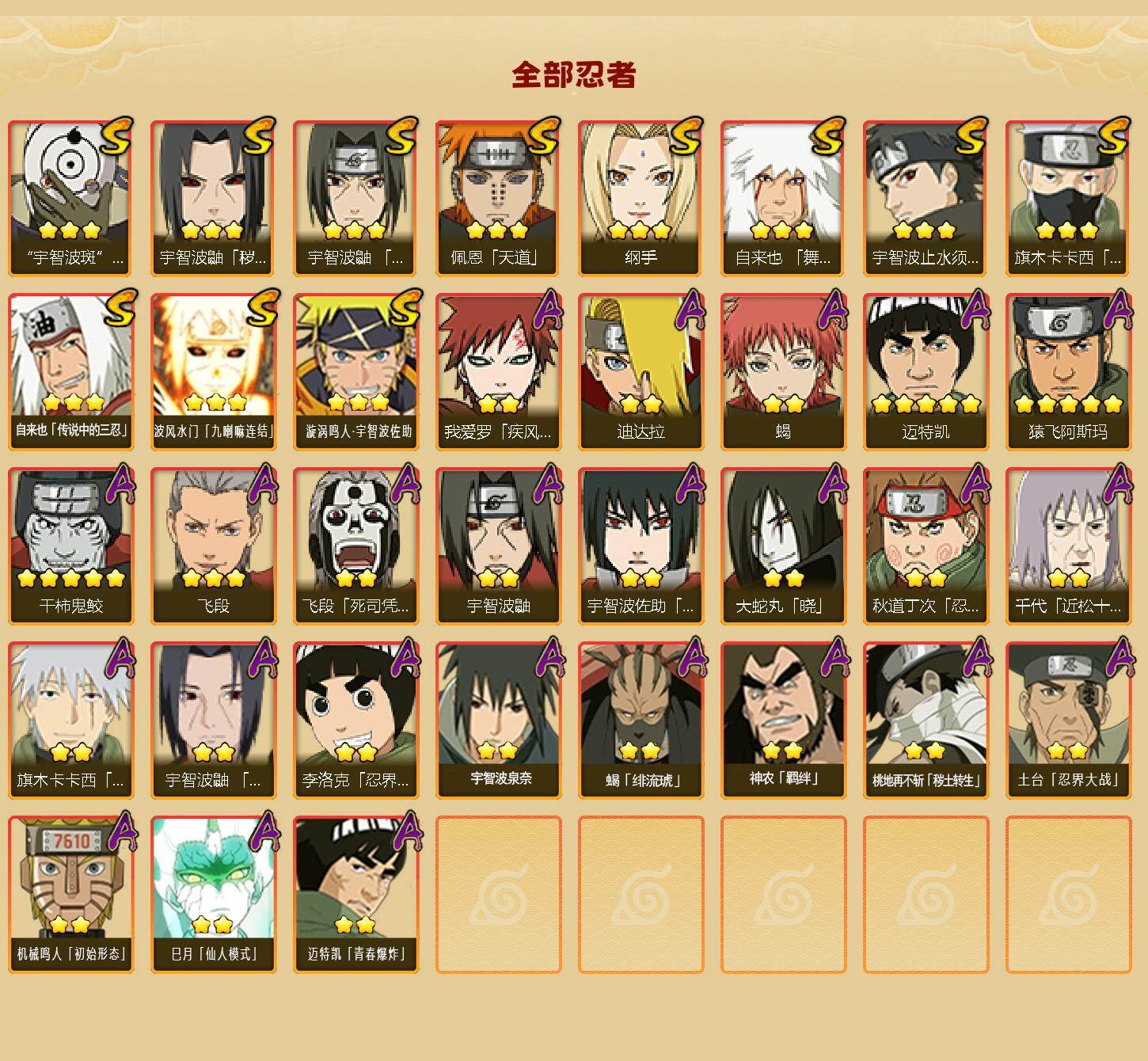 HYLFY41331火影忍者账号详情图2 HYLFY41331火影忍者账号详情图2