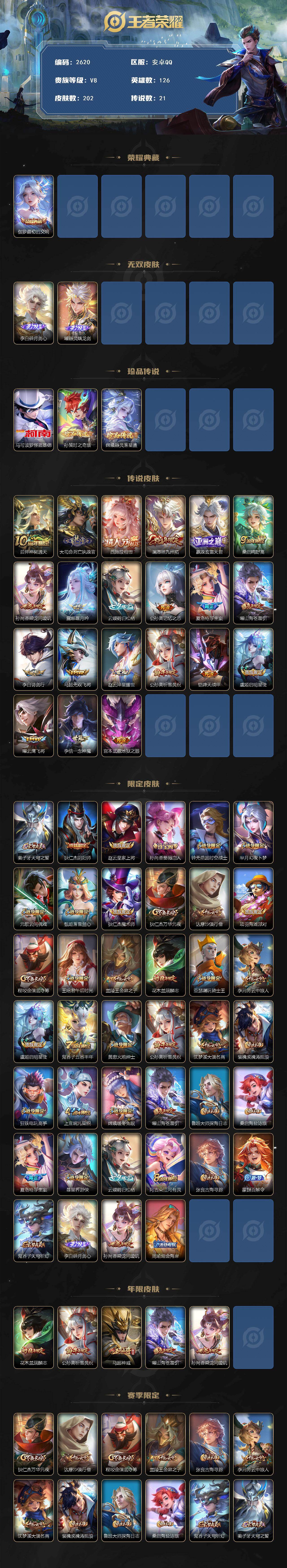 WZCMW423798王者荣耀账号详情图2