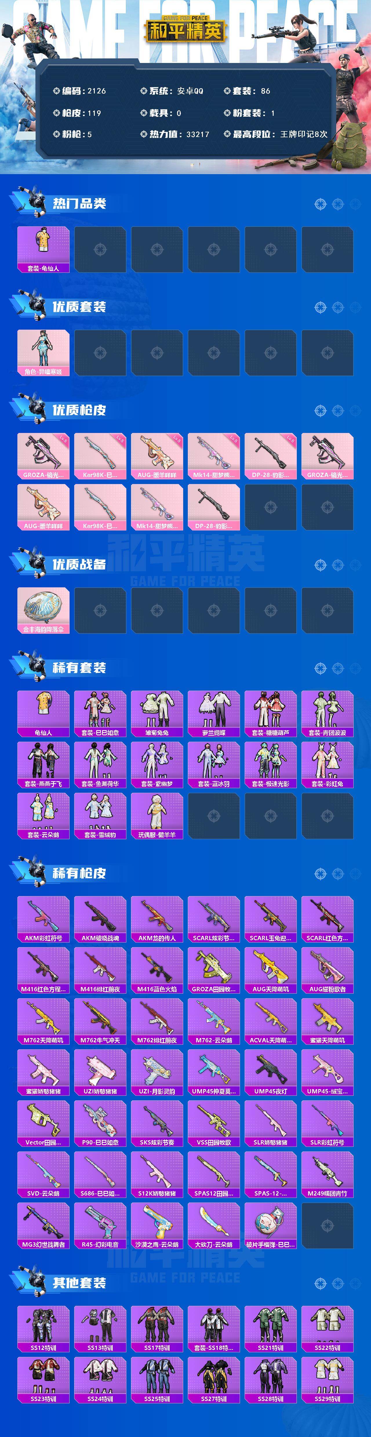 HPCMW413722和平精英账号详情图2