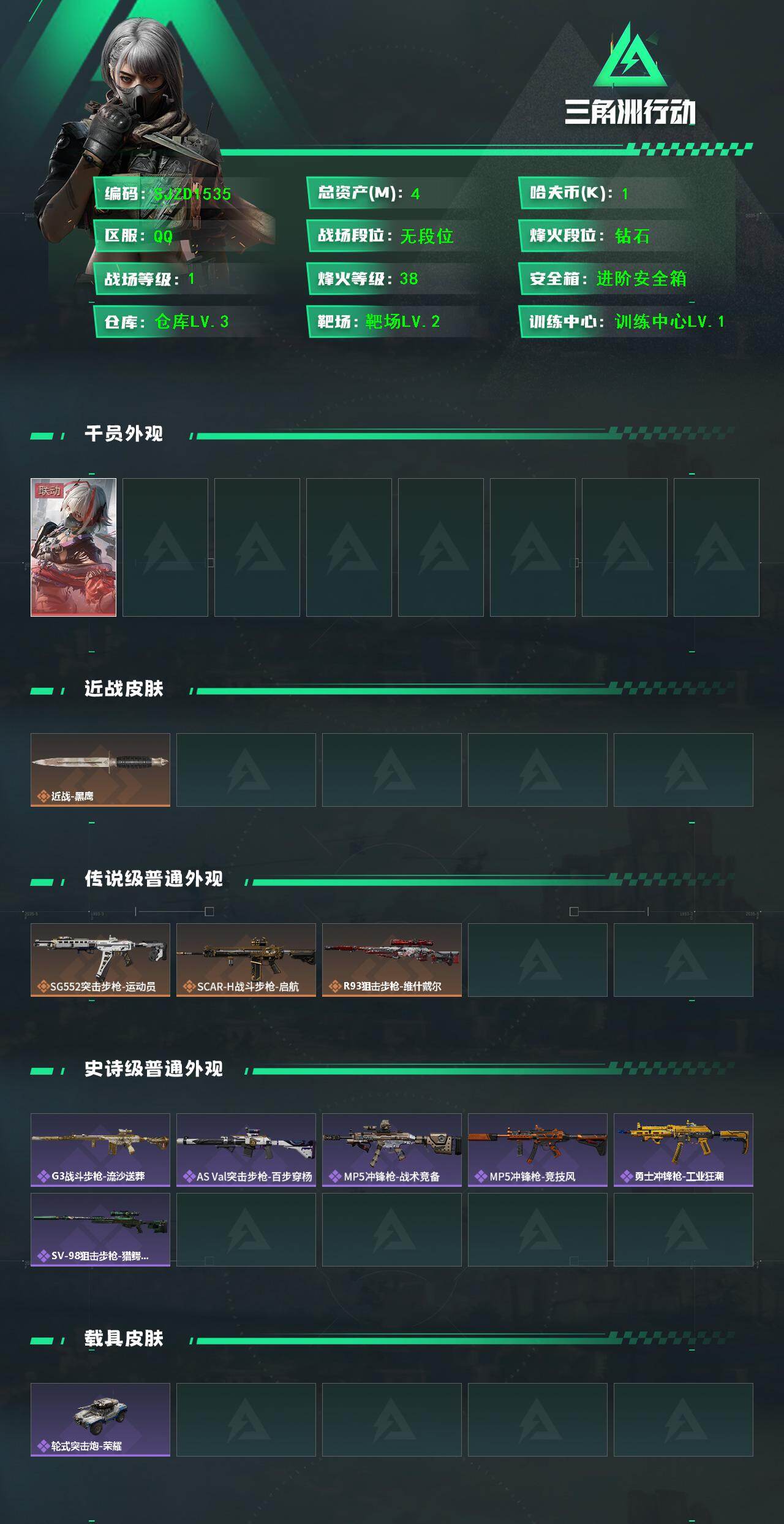 SJZEY45128三角洲行动账号详情图2