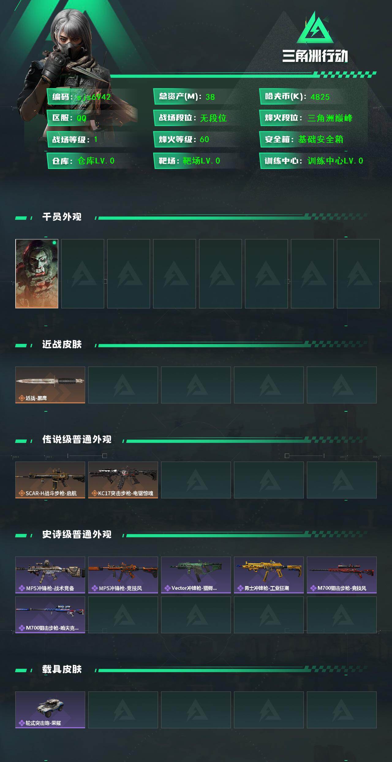 SJZCMW425427三角洲行动账号详情图2