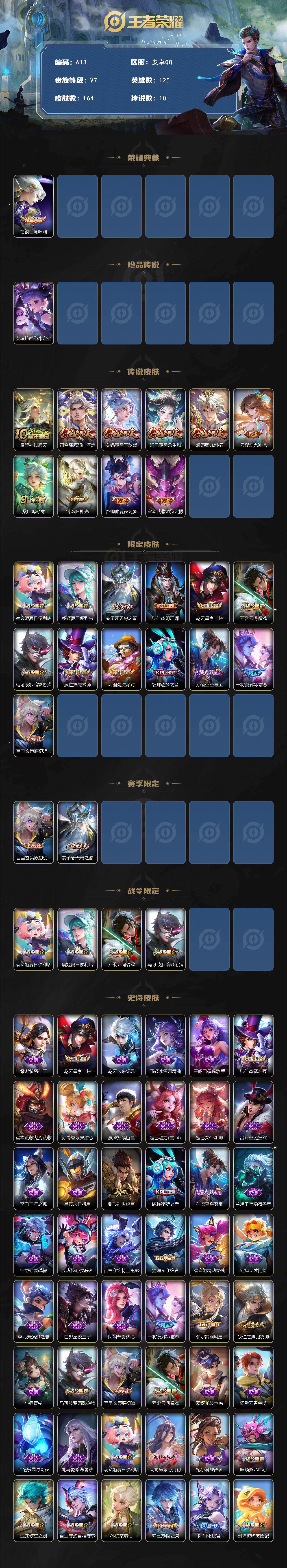 WZCMW495713王者荣耀账号详情图2