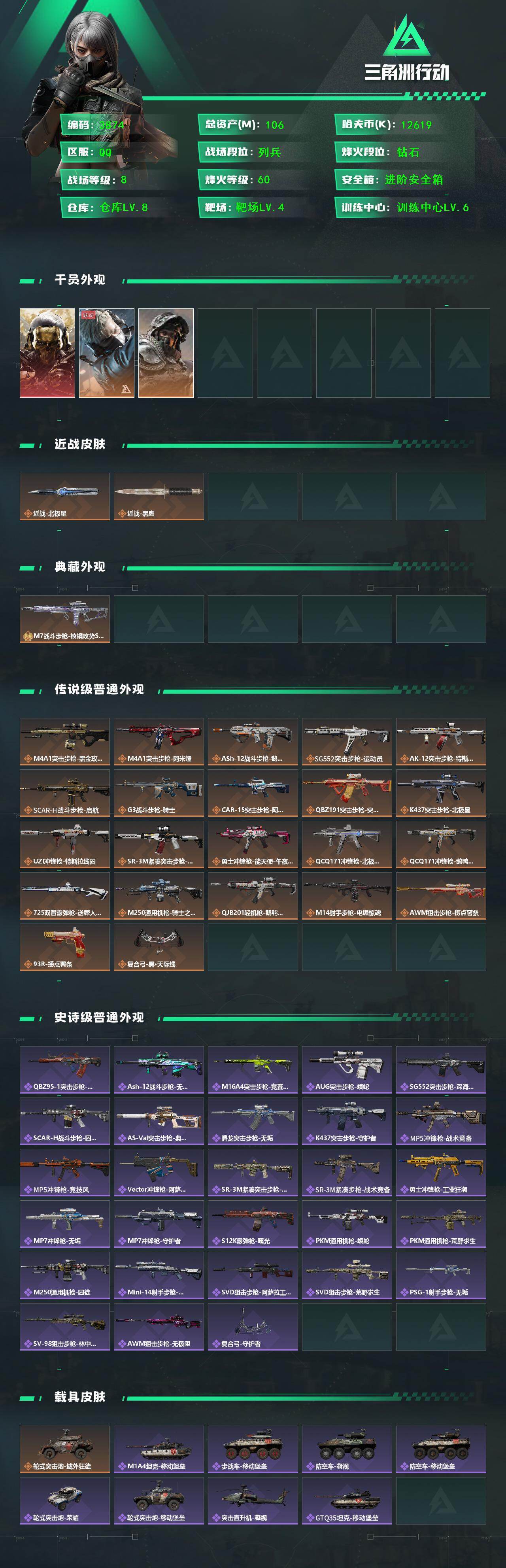 SJZCMW46698三角洲行动账号详情图2