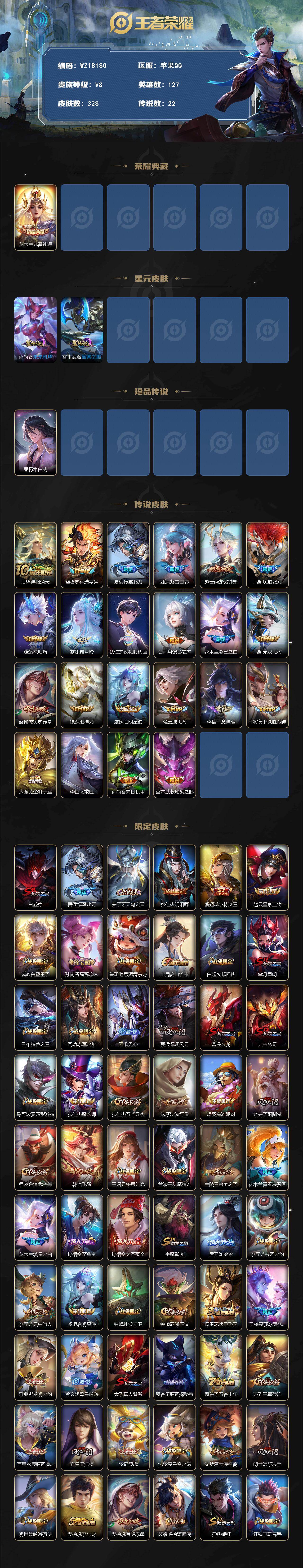 WZ03431241王者荣耀账号详情图2