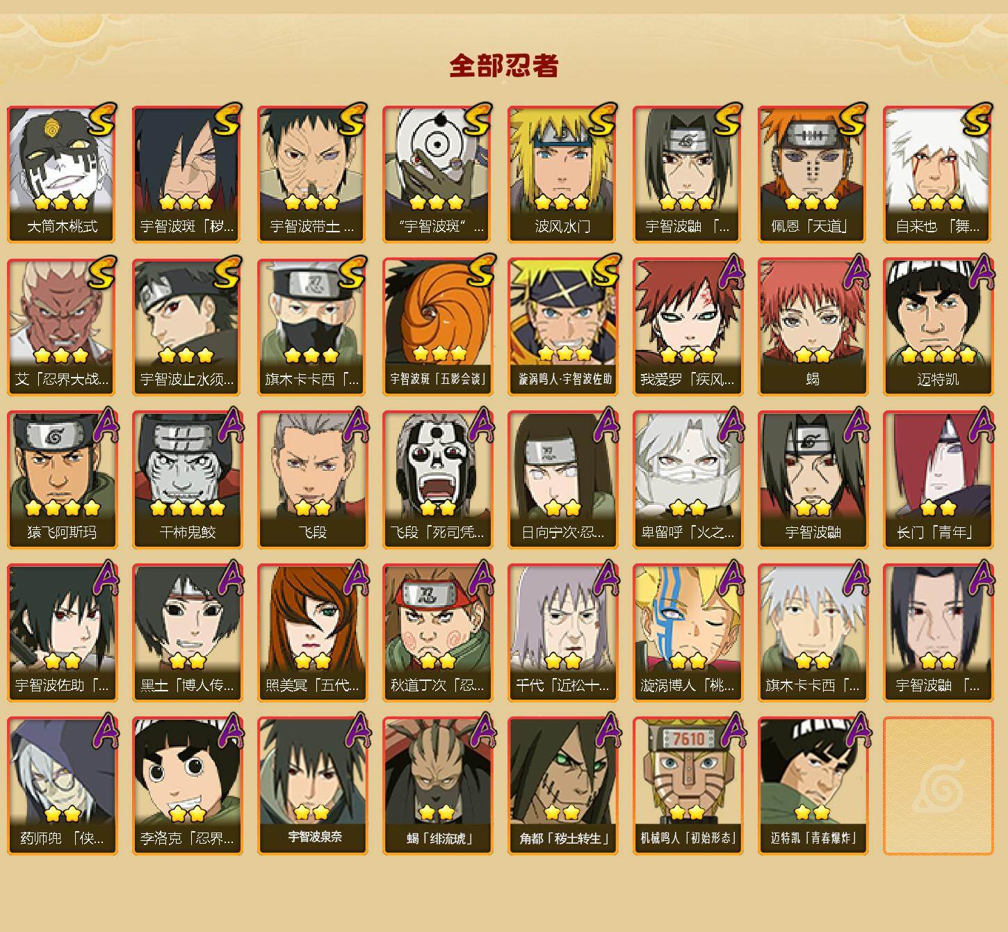 HYLFY41475火影忍者账号详情图2