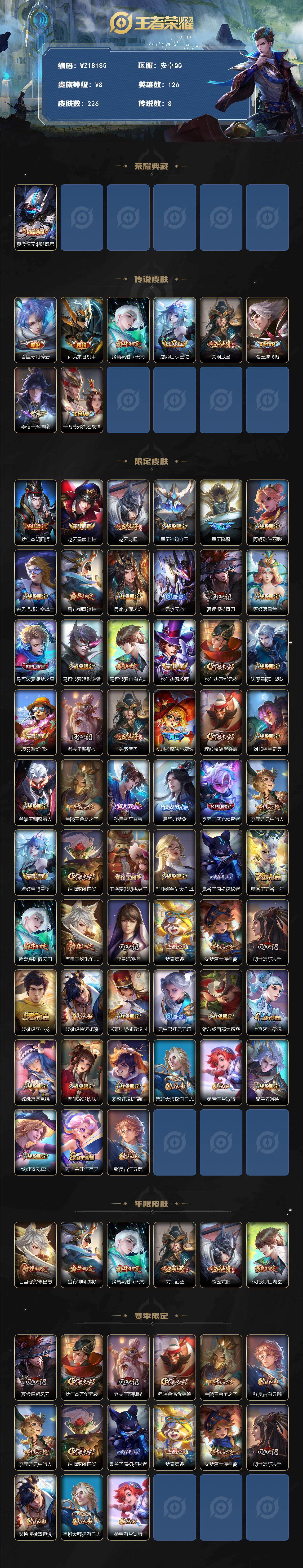 WZ03431848王者荣耀账号详情图2