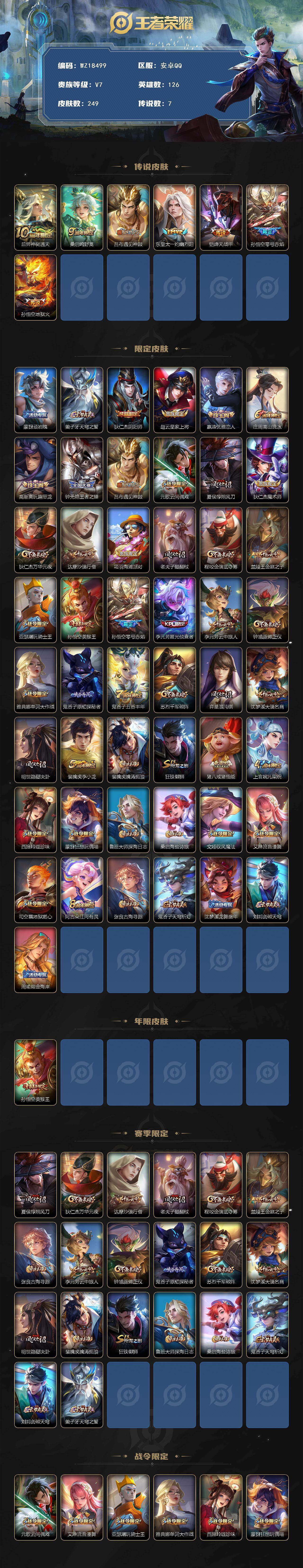 WZ03431857王者荣耀账号详情图2