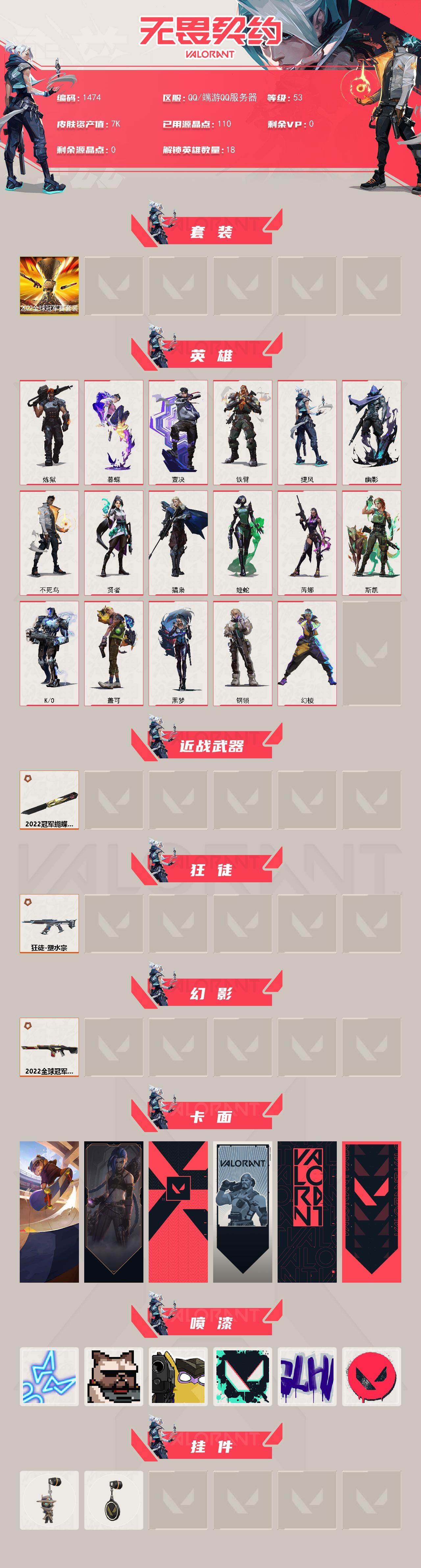 WWQXL42102无畏契约账号详情图2 WWQXL42102无畏契约账号详情图2