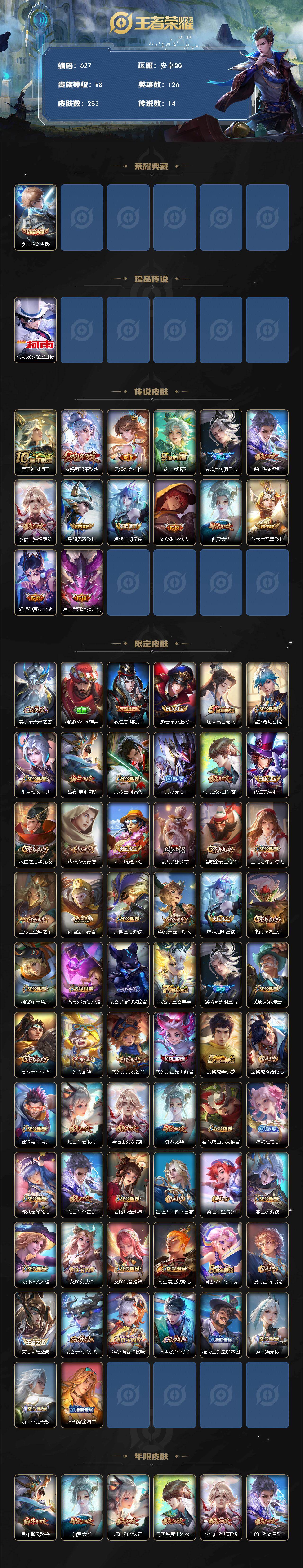 WZCMW495857王者荣耀账号详情图2