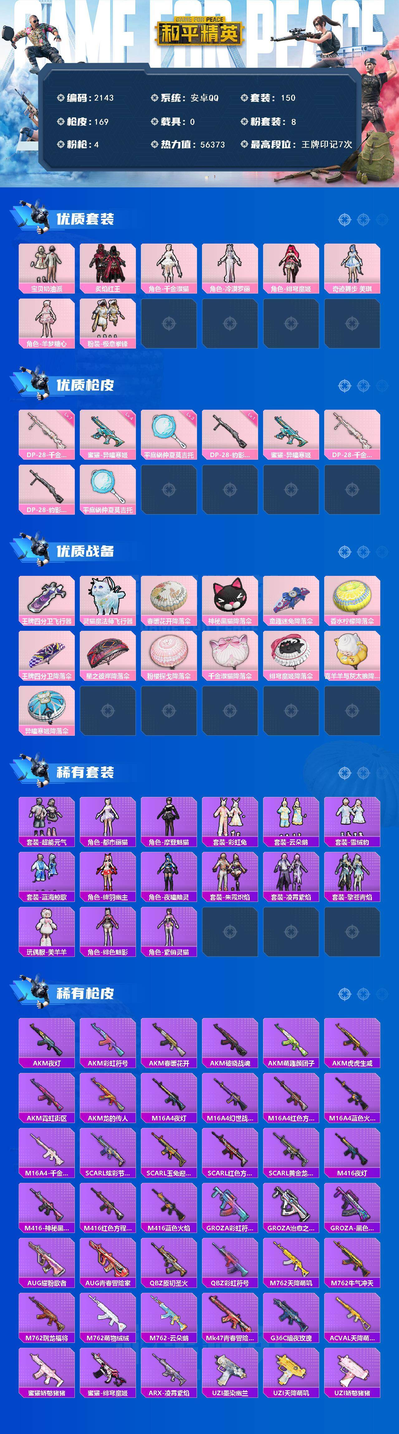 HPCMW417137和平精英账号详情图2