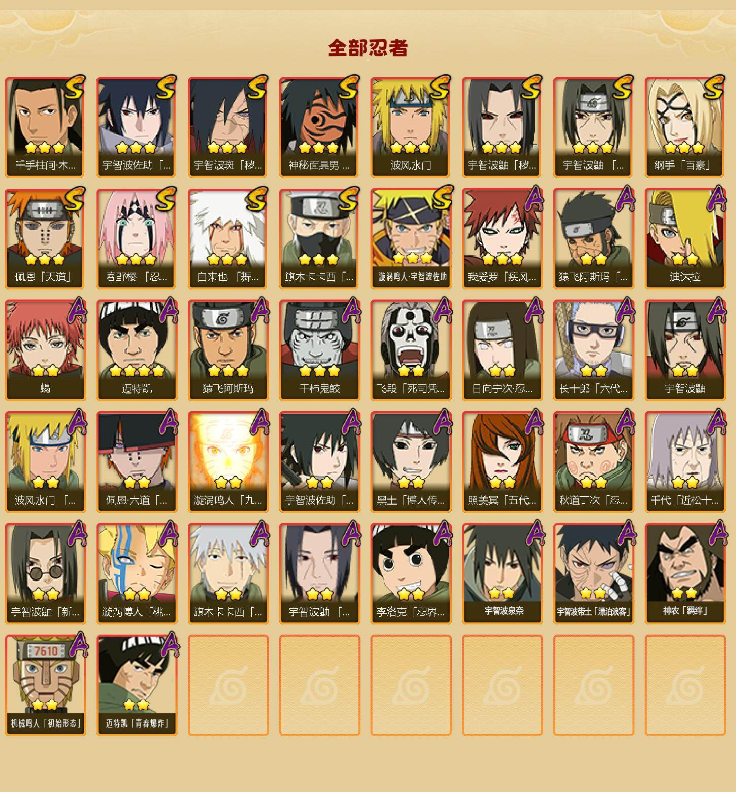 HYLFY41537火影忍者账号详情图2 HYLFY41537火影忍者账号详情图2