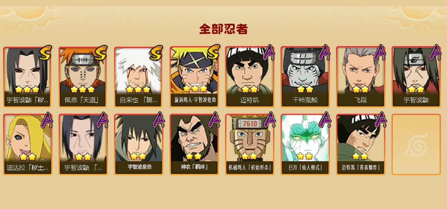 HYEY41712火影忍者账号详情图2