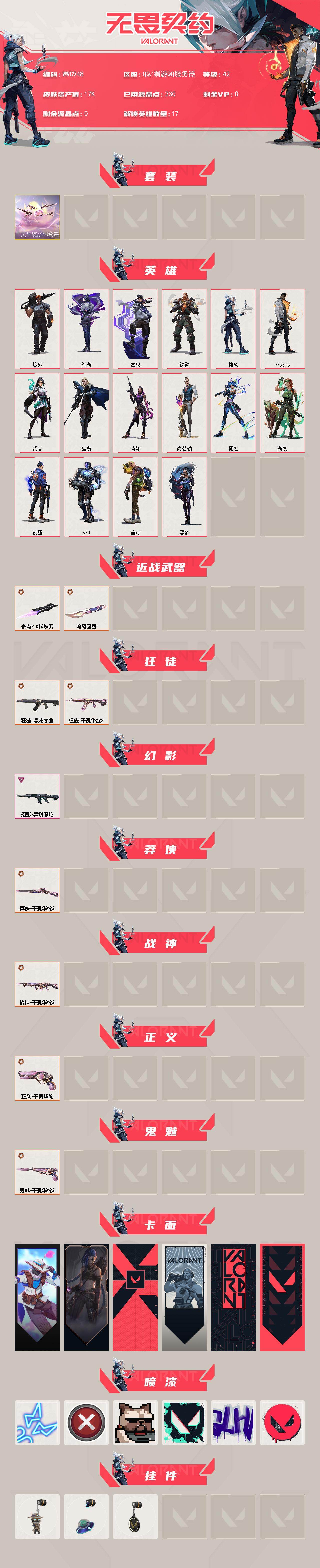 WWQQM42407无畏契约账号详情图3 WWQQM42407无畏契约账号详情图3