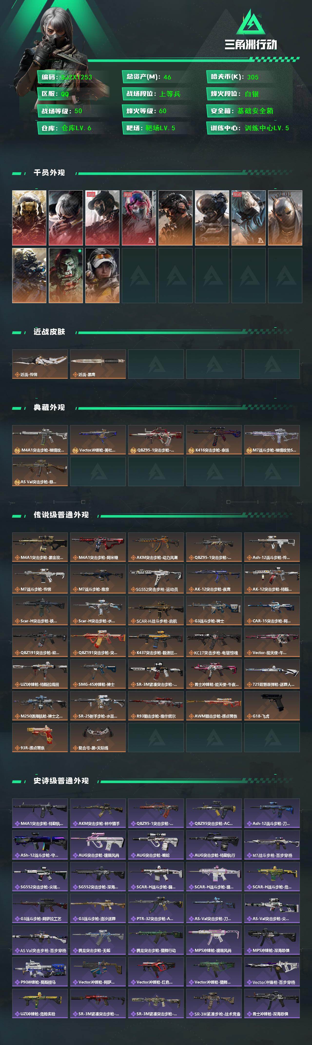 SJZQM46569三角洲行动账号详情图3 SJZQM46569三角洲行动账号详情图3