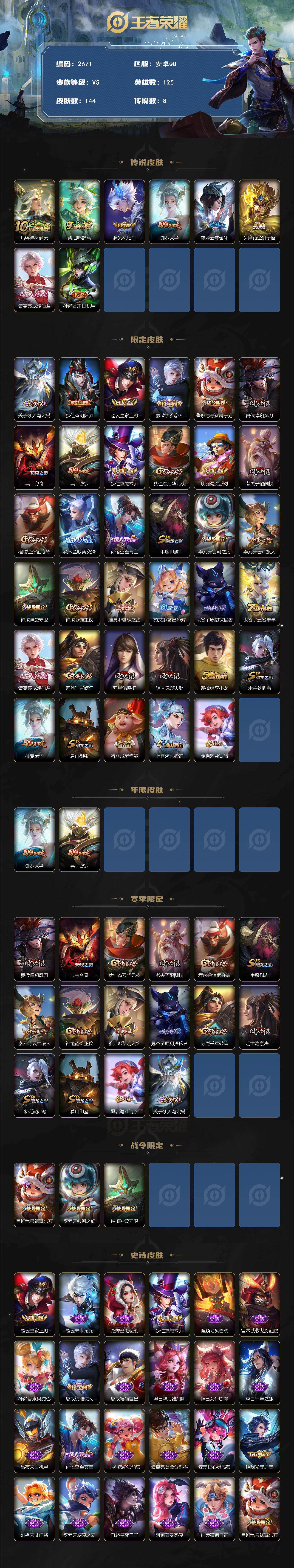 WZCMW430940王者荣耀账号详情图2