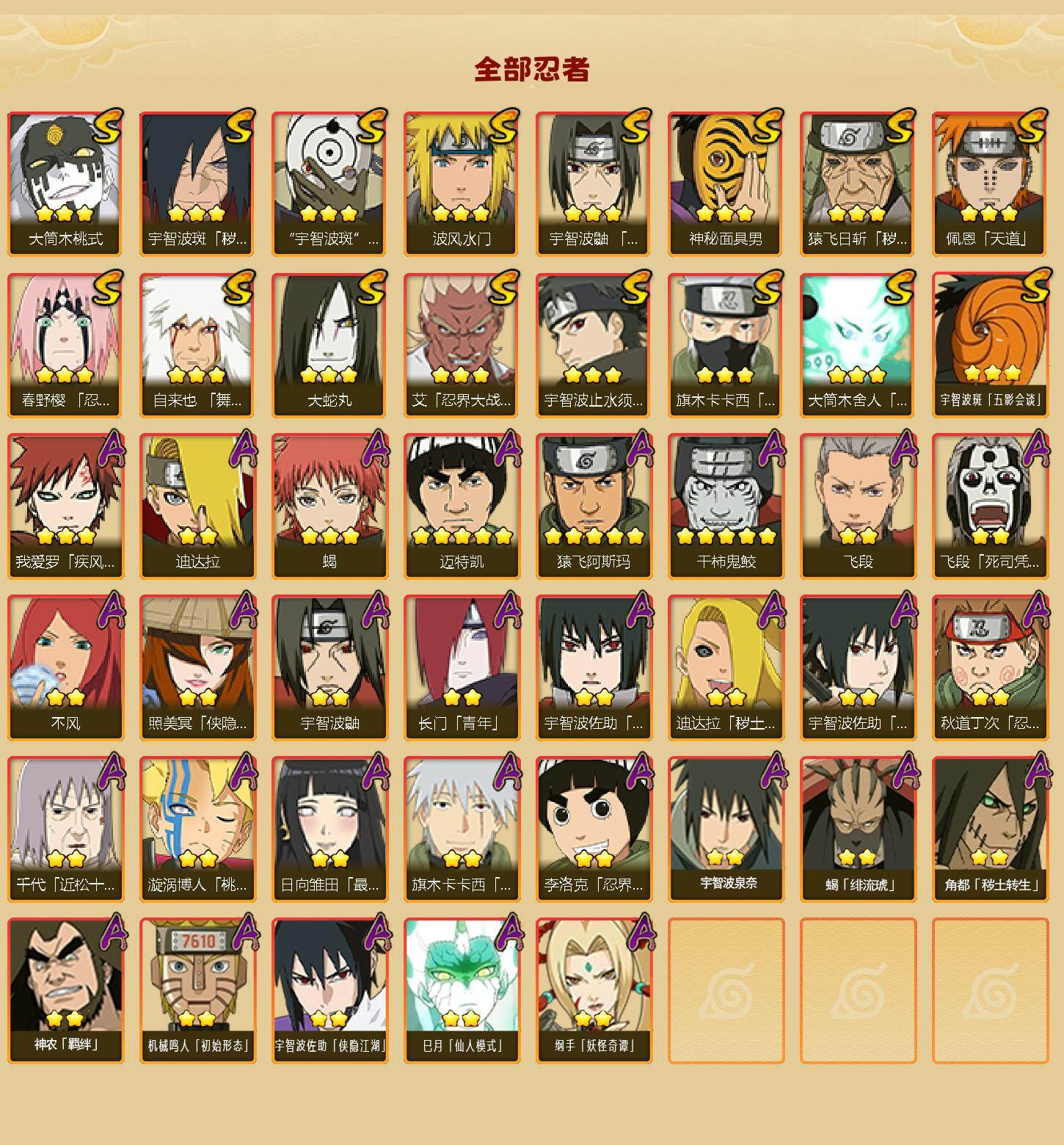 HYQM41751火影忍者账号详情图3 HYQM41751火影忍者账号详情图3