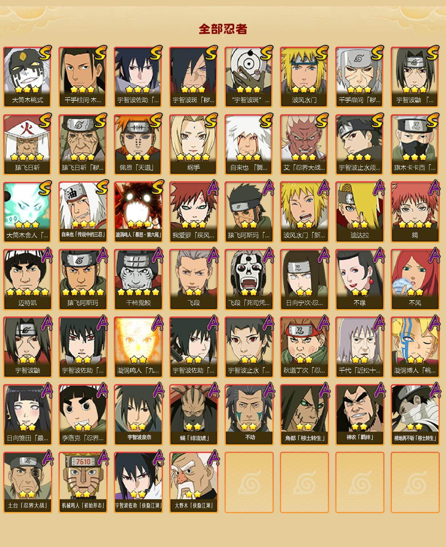 HYQM41563火影忍者账号详情图3