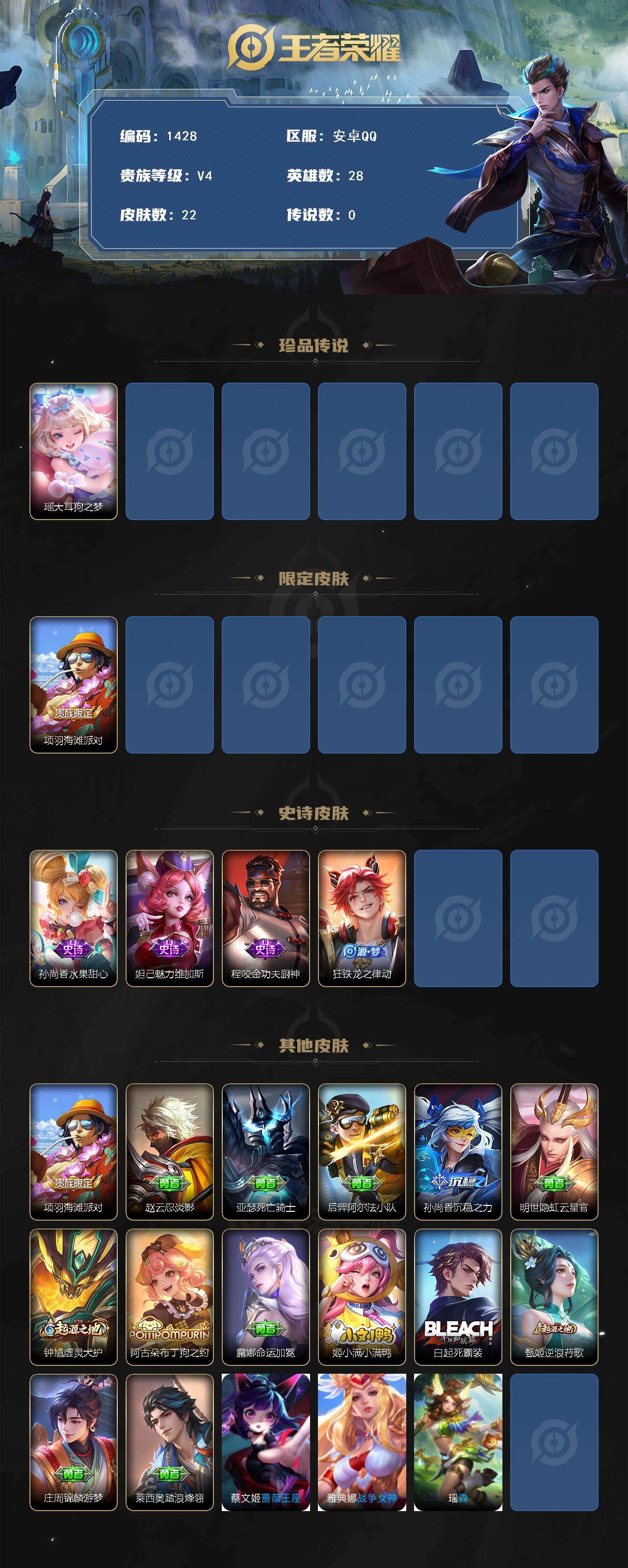 WZCMW430361王者荣耀账号详情图2