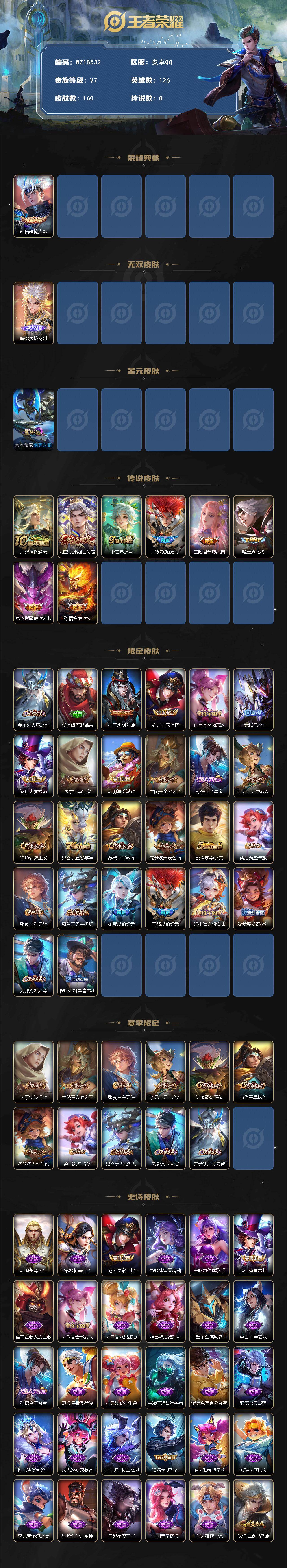 WZ03431846王者荣耀账号详情图2