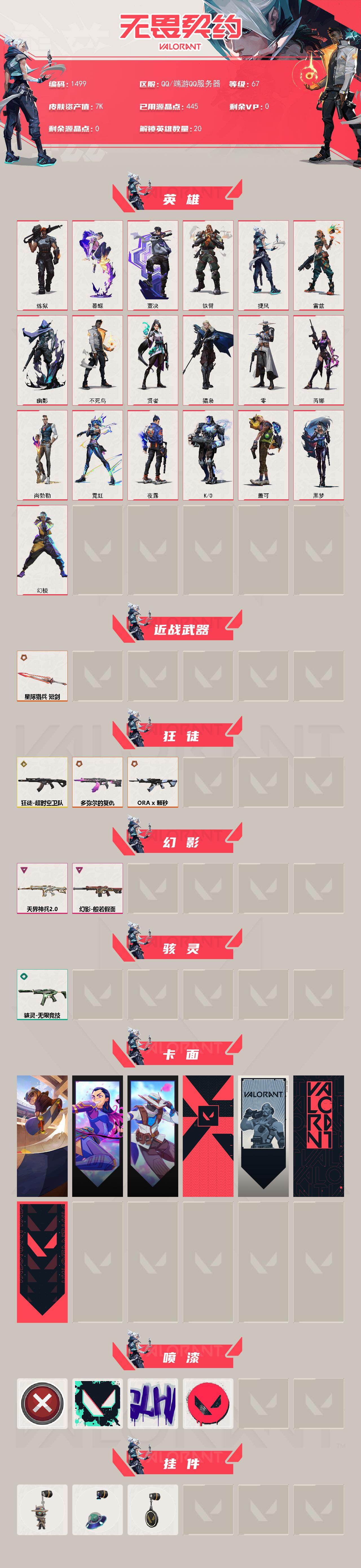 WWQXL42196无畏契约账号详情图2