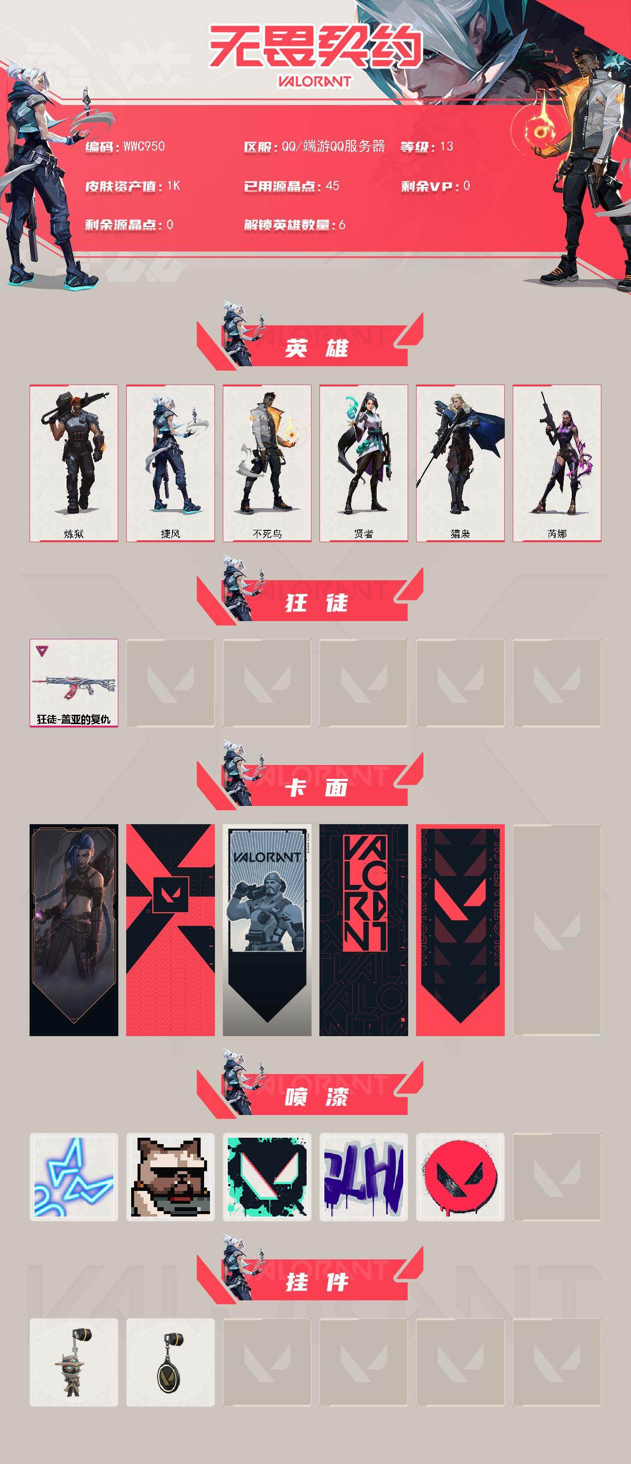 WWQEY42399无畏契约账号详情图2