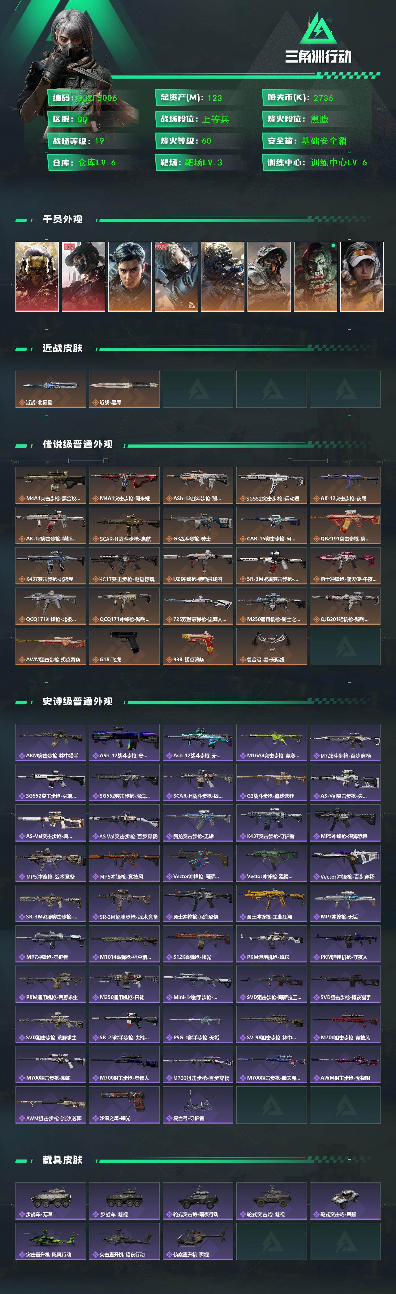 SJZEY46180三角洲行动账号详情图2