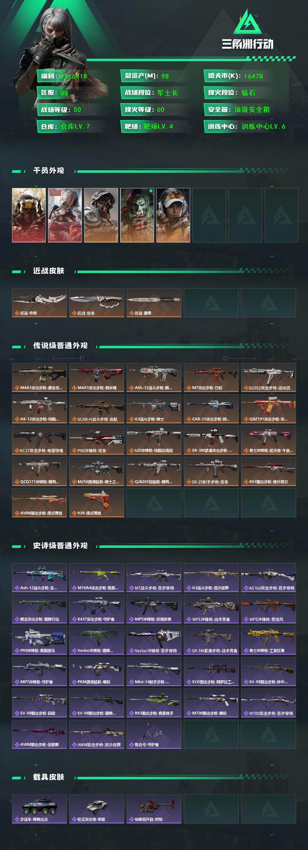 SJZCMW49040三角洲行动账号详情图2 SJZCMW49040三角洲行动账号详情图2